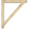 Ekena Millwork Traditional Arts and Crafts Rough Sawn Bracket w/ Offset Brace, Douglas Fir, 6"W x 40"D x 44"H BKT0604X40X44TRA03RDF - alternate 3